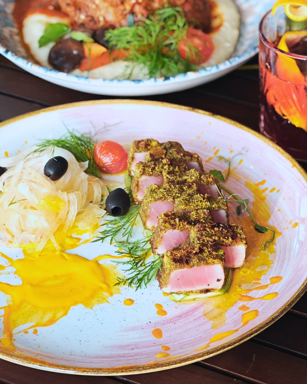 Azzurra - Filetto di Tonno in Crosta di Pistacchi